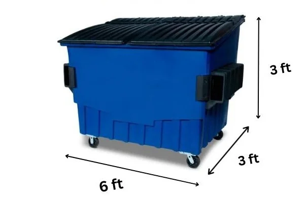 2 yard dumpster