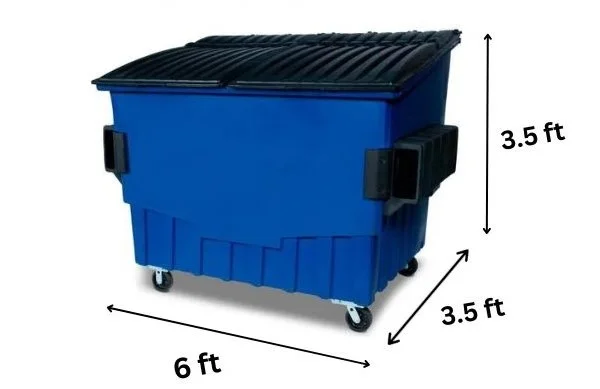3 yard dumpster