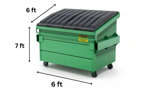 8 yard dumpster